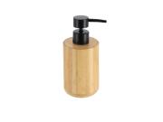 Διανεμητής σαπουνιού Dispenser 200ml από ξύλο Bamboo, 8x8 cm