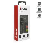 inos Hands Free Stereo 3.5mm Flatron II με Μικρά Ακουστικά Μαύρο