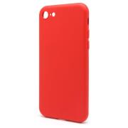 Θήκη Liquid Silicon inos Apple iPhone 7/ iPhone 8 L-Cover Κόκκινο