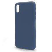 Θήκη Liquid Silicon inos Apple iPhone X/ iPhone XS L-Cover Μπλε Ραφ