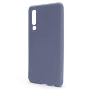 Θήκη Liquid Silicon inos Huawei P30 L-Cover Γκρι-Μπλε