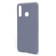 Θήκη Liquid Silicon inos Huawei P30 Lite L-Cover Γκρι-Μπλε