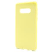 Θήκη Liquid Silicon inos Samsung G970F Galaxy S10e L-Cover Κίτρινο