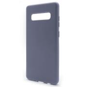 Θήκη Liquid Silicon inos Samsung G973F Galaxy S10 L-Cover Γκρι-Μπλε