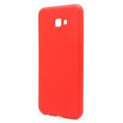 Θήκη Liquid Silicon inos Samsung J415F Galaxy J4 Plus (2018) L-Cover Κόκκινο