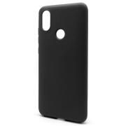 Θήκη Liquid Silicon inos Xiaomi Redmi Note 6 Pro L-Cover Μαύρο