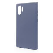 Θήκη Liquid Silicon inos Samsung N975F Galaxy Note 10 Plus L-Cover Γκρι-Μπλε