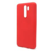 Θήκη Liquid Silicon inos Xiaomi Redmi Note 8 Pro L-Cover Κόκκινο