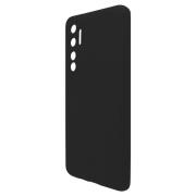 Θήκη Liquid Silicon inos Xiaomi Mi Note 10 Lite L-Cover Μαύρο