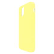 Θήκη Liquid Silicon inos Apple iPhone 12 mini L-Cover Κίτρινο