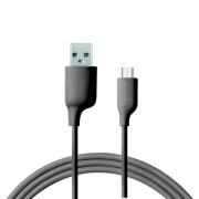 Καλώδιο Σύνδεσης USB 2.0 Puridea L02 USB A σε Micro USB 2.4A 1.2m Γκρι