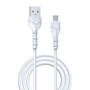 Καλώδιο Σύνδεσης USB 2.0 Devia EC205 V2 USB A σε Micro USB 1m Kintone Λευκό