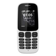 Nokia 105 (Dual SIM) (2017) Feature Phone Λευκό