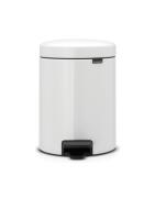 BRABANTIA Δοχείο Απορριμμάτων με Πεντάλ Λευκό New Icon 5lt- 080.1120/65