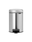 Brabantia Δοχείο Απορριμμάτων με Πεντάλ Χρωμέ Ματ New Icon 3lt - 080.1132/22