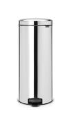 BRABANTIA Δοχείο Απορριμμάτων με Πεντάλ Χρωμέ New Icon 30lt - 080.1143/66