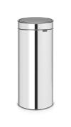 Brabantia Δοχείο Απορριμμάτων Touch Bin Χρωμέ Ανοξείδωτο 30lt - 080.1153/25