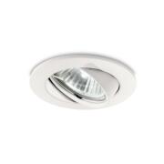 Ideal Lux Downlight Φωτιστικό Χωνευτής Τοποθέτησης Μονόφωτο Swing 083179 GU10 max 1 x 50W Λευκό