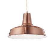 Ideal Lux Κρεμαστό Φωτιστικό Οροφής Μονόφωτο Moby SP1 093697 E27 max 1 x 42W Rame