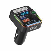 Osio OFT-4260BT FM transmitter και car charger με BT/Type-A/2Type-C/LED/Handsfree/θύρα δίσκου U–54W