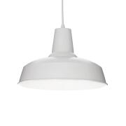 Ideal Lux Κρεμαστό Φωτιστικό Οροφής Μονόφωτο Moby SP1 102047 E27 max 1 x 42W Λευκό