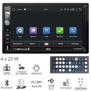 Akai CA-2DIN2405 Ηχοσύστημα αυτοκινήτου 2 DIN με Android, δέκτη GPS, Bluetooth, USB, SD, Aux-In, 7"