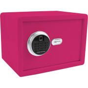 Olympia GOsafe 2.0 120FP GR Pink Χρηματοκ. με δακτυλικό αποτύπωμα & ηλεκτ. κλειδαριά 16L–25x35x25cm