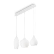 Ideal Lux Κρεμαστό Φωτιστικό Οροφής Πολύφωτο Soft SP3 111858 E14 max 3 x 40W Λευκό