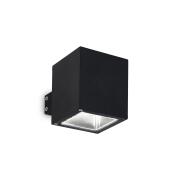 Ideal Lux Φωτιστικό Τοίχου Απλίκα Μονόφωτο Snif Square AP1 123080 G9 max 1 x 40W Μαύρο