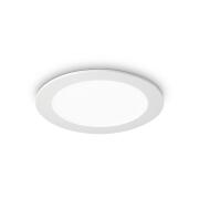 Ideal Lux Downlight Φωτιστικό Χωνευτής Τοποθέτησης Μονόφωτο Groove 10W Round 3000K 123974 10W Λευκό