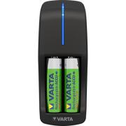 Varta Mini Φορτιστής 2 Μπαταριών Ni-Cd/Ni-MH Μεγέθους AA/AAA Σετ με 2x Μπαταρίες AA 2100mAh