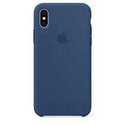 Apple Silicone Case iPhone X Blue Cobalt