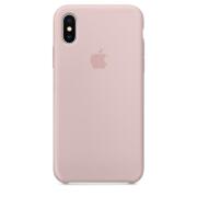 Apple Silicone Case iPhone X Pink Sand