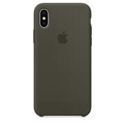 Apple Silicone Case iPhone X Dark Olive