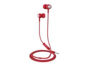 Celly Up 500 Stereo Earphone 3.5mm Round Cable Red