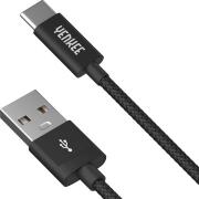 Yenkee YCU 302 BK Καλώδιο Σύνδεσης Usb/Type-C 2m Μαύρο