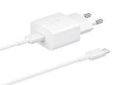 Samsung Fast Travel Charger 15W + Cable Type C To Type C White