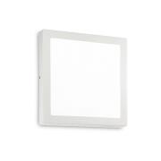 Ideal Lux Φωτιστικό Τοίχου Απλίκα Μονόφωτο Universal 24W Square 138657 25W Λευκό