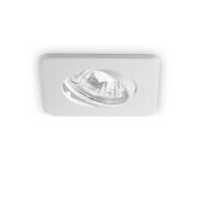 Ideal Lux Downlight Φωτιστικό Χωνευτής Τοποθέτησης Μονόφωτο Lounge 138978 GU10 max 1 x 50W Λευκό