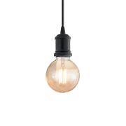 Ideal Lux Κρεμαστό Φωτιστικό Οροφής Μονόφωτο Frida SP1 139425 E27 max 1 x 60W Μαύρο