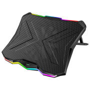 NOD Notebook Cooler RGB για laptop έως και 17.3". NOD VORTEX RGB