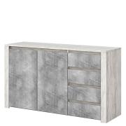 ARTELIBRE Μπουφές GACELA Μοριοσανίδα Light Artwood/Beton 150x45x85cm