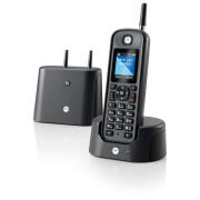 MOTOROLA O-201 BLACK GR (ΕΛΛΗΝΙΚΟ ΜΕΝΟΥ) Αδιάβροχο ασύρματο τηλέφωνο με 1 km εμβέλεια