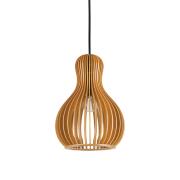 Ideal Lux Κρεμαστό Φωτιστικό Οροφής Μονόφωτο Citrus-3 SP1 159867 E27 max 1 x 60W Legno