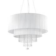 Ideal Lux Κρεμαστό Φωτιστικό Οροφής Πολύφωτο Opera SP10 165011 E27 max 10 x 60W Λευκό