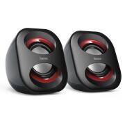 Sonic Mobil 183 Notebook Speaker, black/red