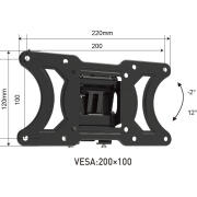 Osio OSM-7825 Βάση τηλεόρασης 10" - 32" VESA 200 x 100