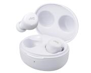 JVC Mini True Wireless Earbud / In-ear Bluetooth Handsfree Ακουστικά με Αντοχή στον Ιδρώτα και Θήκη Φόρτισης Gumy HA-A5T-WN Λευκά