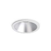 Ideal Lux Downlight Φωτιστικό Χωνευτής Τοποθέτησης Μονόφωτο Game Round 192284 11W Λευκό Ασημένιο