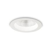 Ideal Lux Downlight Φωτιστικό Χωνευτής Τοποθέτησης Μονόφωτο Basic Accent 3000K 193472 20W Λευκό